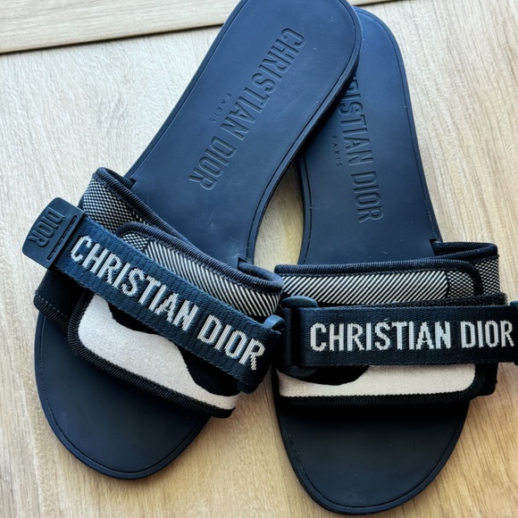 CHRISTIAN DIOR REVOLUTION SLIDES - DEEP BLUE - Picture 1 of 6